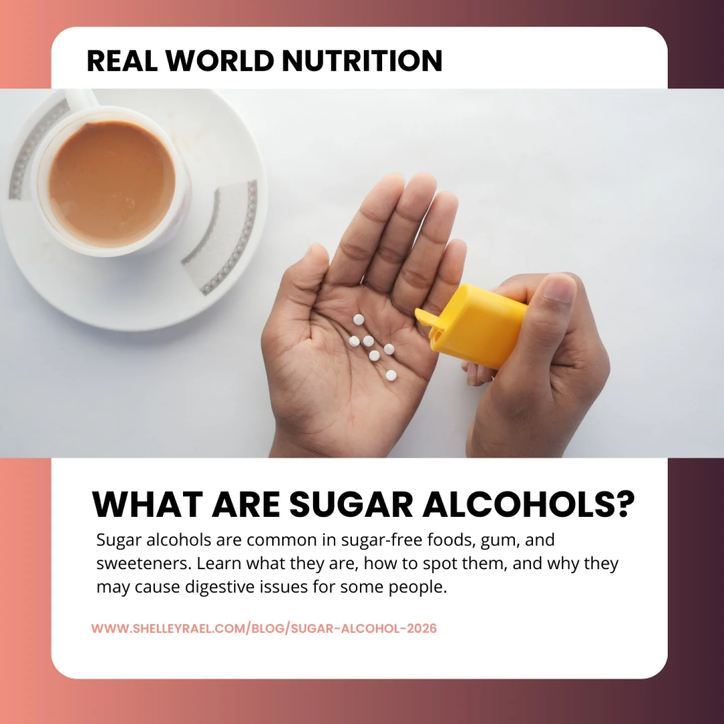 Sugar alcohols are one of those nutrition topics that sound simple until you actually look closer.
They are not the kind of alcohol found in beer or wine. They are carbohydrates that provide sweetness with fewer calories than sugar and are commonly u