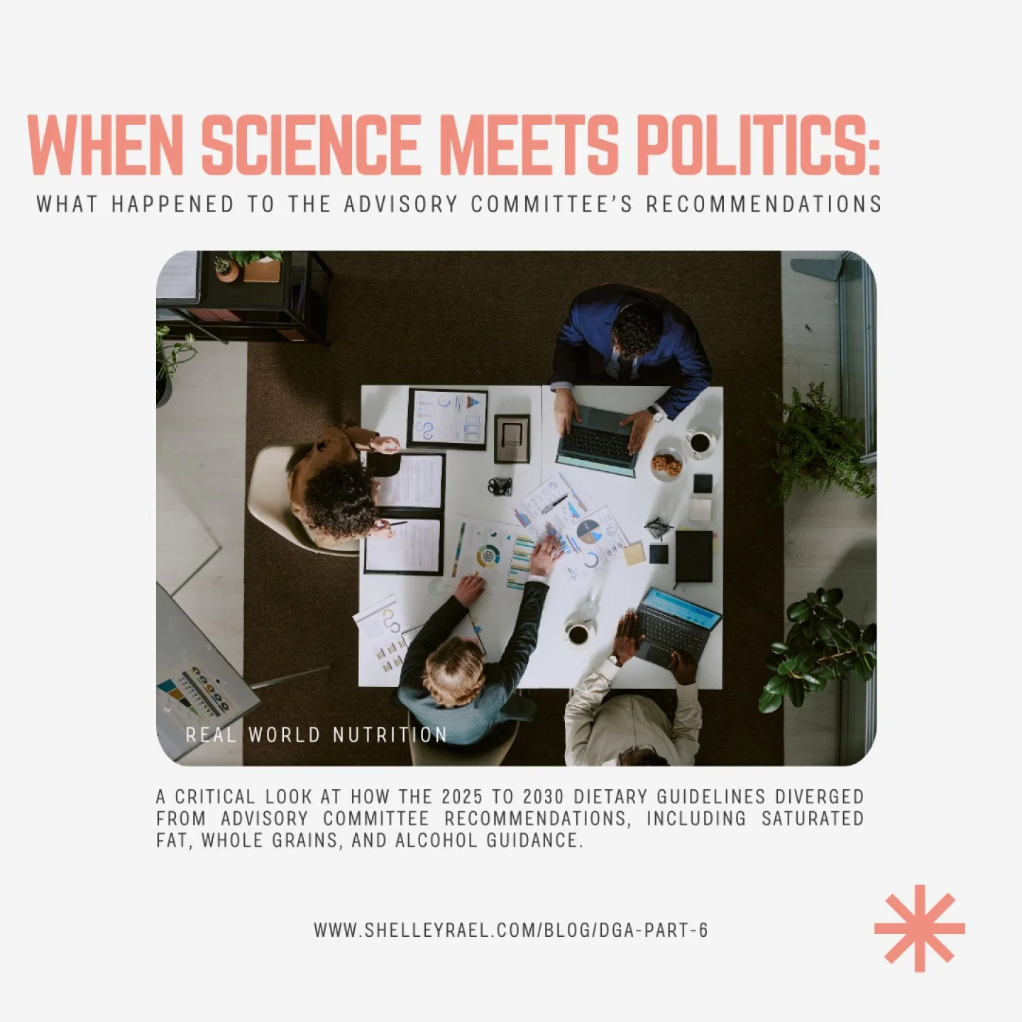 The Dietary Guidelines are often treated as a purely scientific document. They are not.
An independent Advisory Committee reviews the evidence and publishes a scientific report. Federal agencies then translate that report into the final Guidelines. T