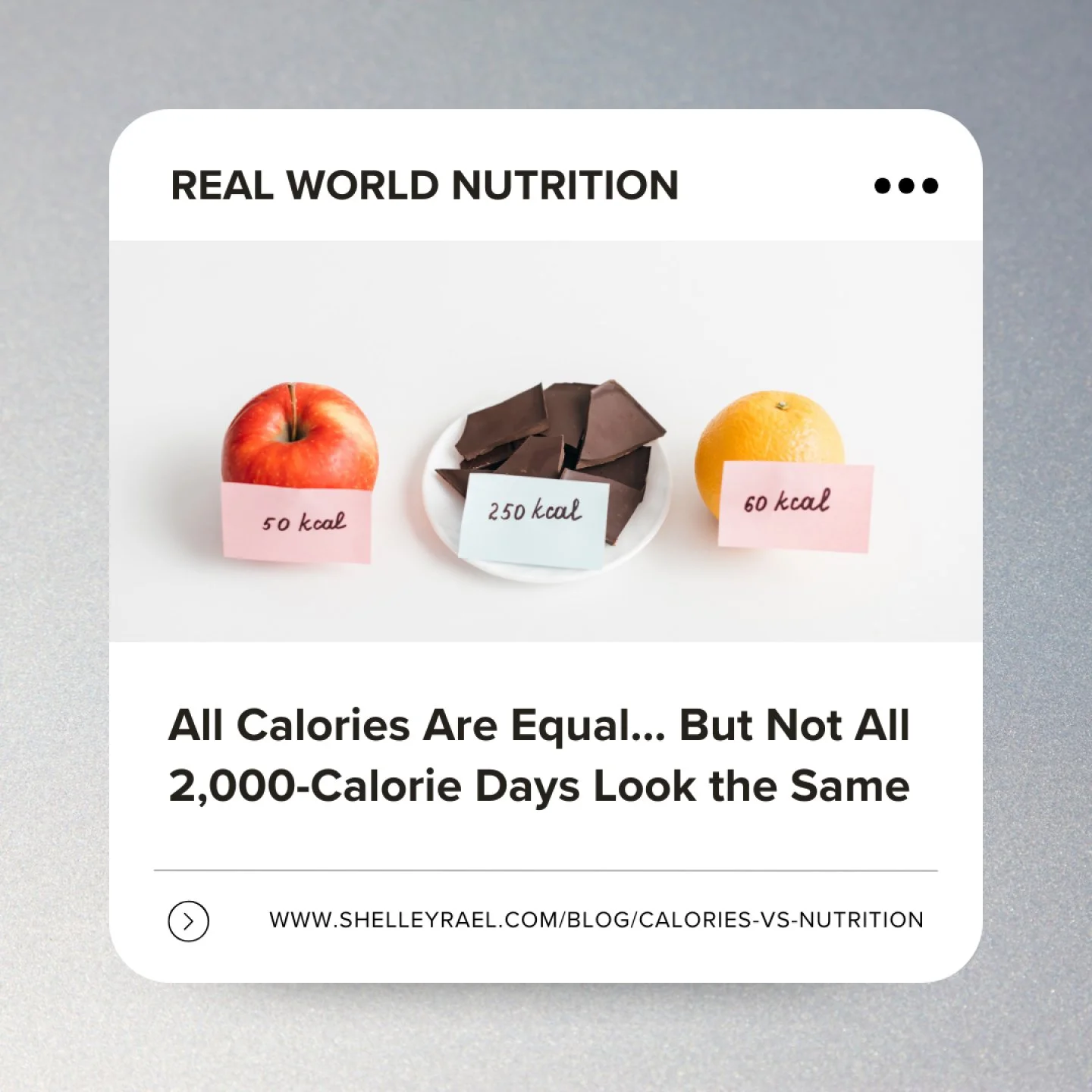You may have heard the phrase &ldquo;a calorie is a calorie.&rdquo;
From an energy standpoint, that statement is true. Calories measure the amount of energy in food. Carbohydrates and protein provide about 4 calories per gram, while fat provides abou