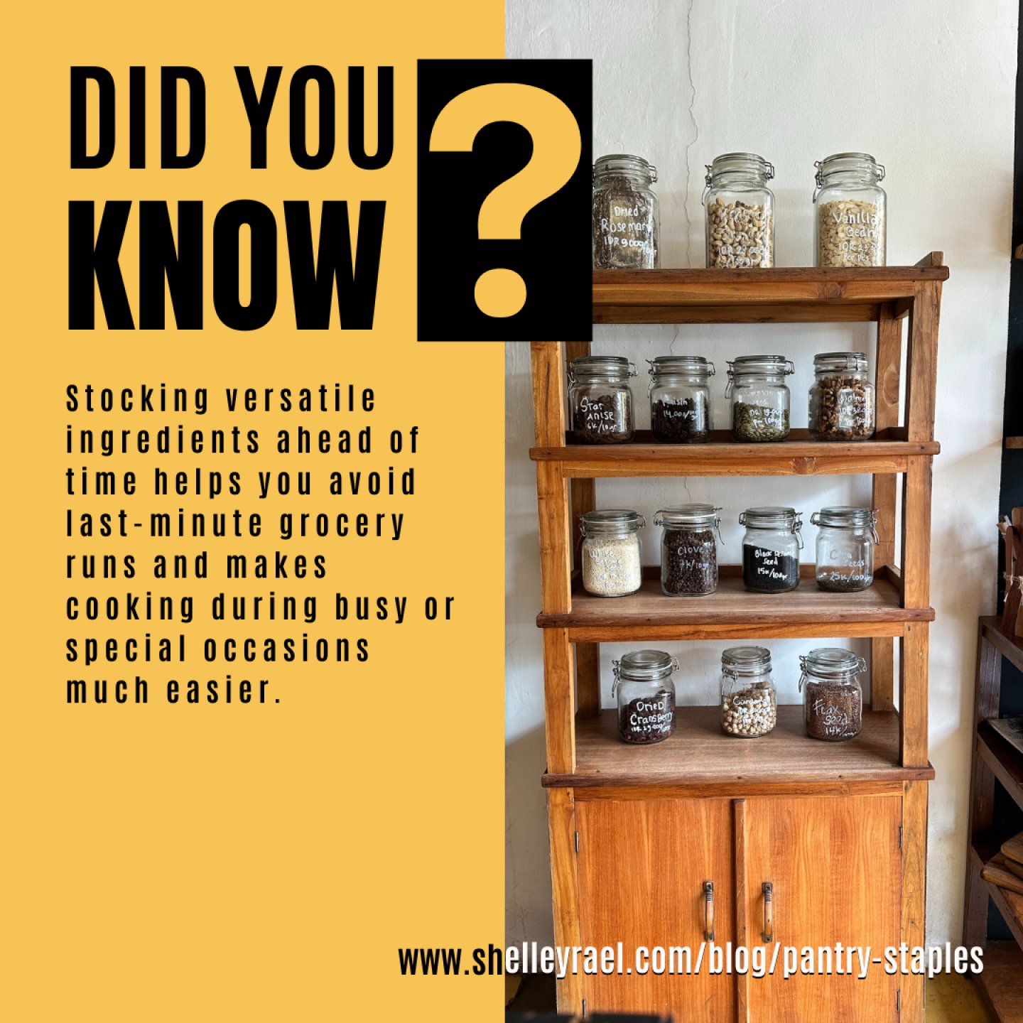 What does a &ldquo;healthy pantry&rdquo; actually look like?
It&rsquo;s not about having everything.
It&rsquo;s about having a few reliable foods that make meals and snacks easier to pull together.
In this blog, I highlight five pantry staples that a