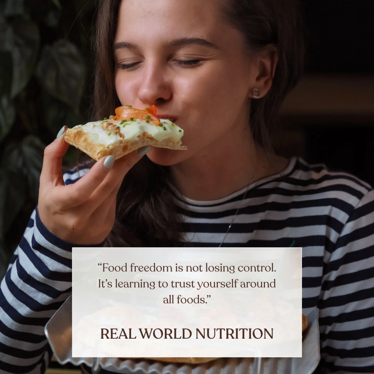 &ldquo;Eat what you want&rdquo; tends to get framed as a free-for-all or something that will undo progress. That mindset comes from treating food as either on plan or off plan.
In reality, eating what you want is part of a balanced approach to nutrit