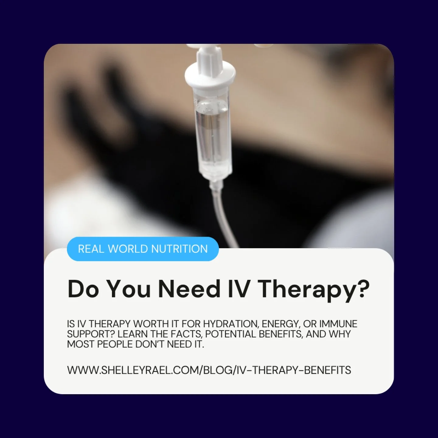 IV therapy has become a popular option for hydration, energy, immune support, and even hangovers.
The idea is that delivering fluids and nutrients directly into your bloodstream works faster and better.
But for most people, your body already does thi