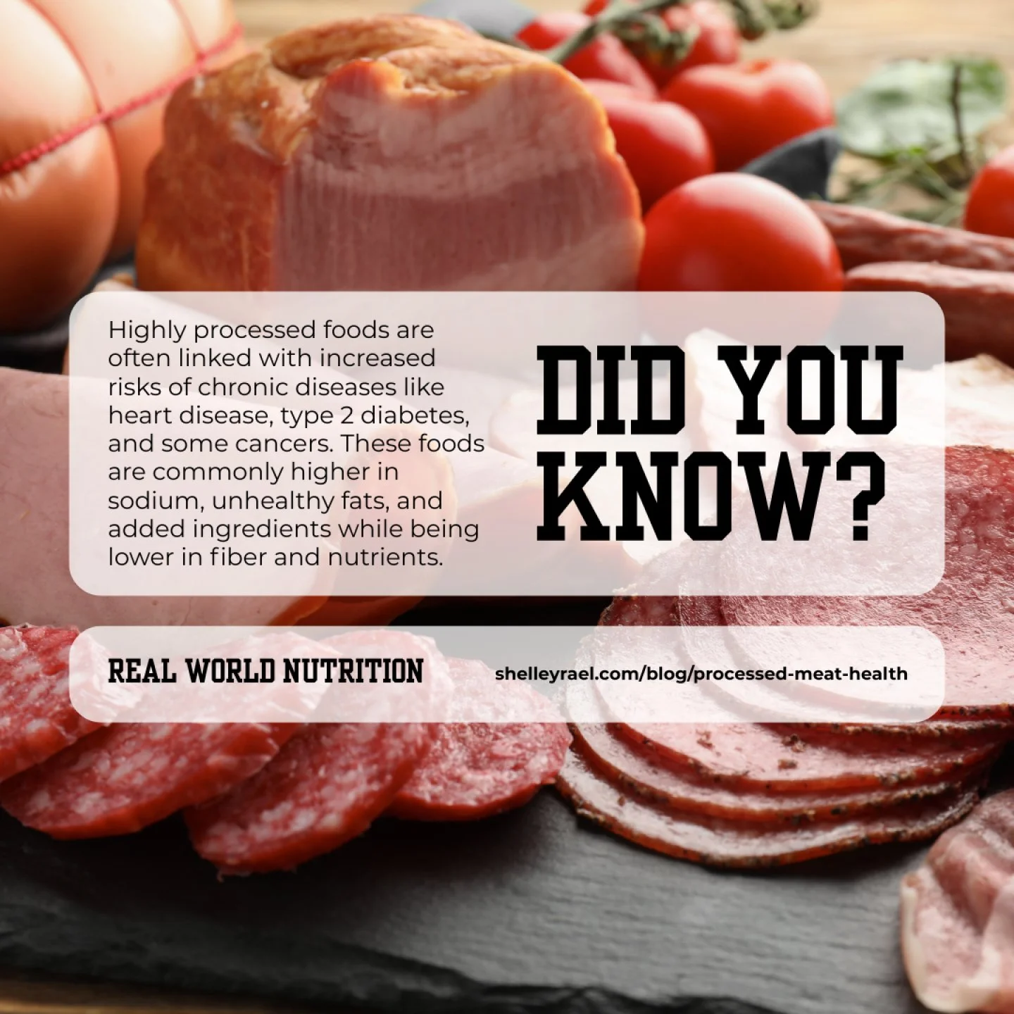 Processed meats tend to get labeled as something to avoid completely.
But what does &ldquo;processed&rdquo; actually mean?
It includes meats that have been cured, smoked, salted, or preserved. Think bacon, sausage, deli meats, and hot dogs.
These foo