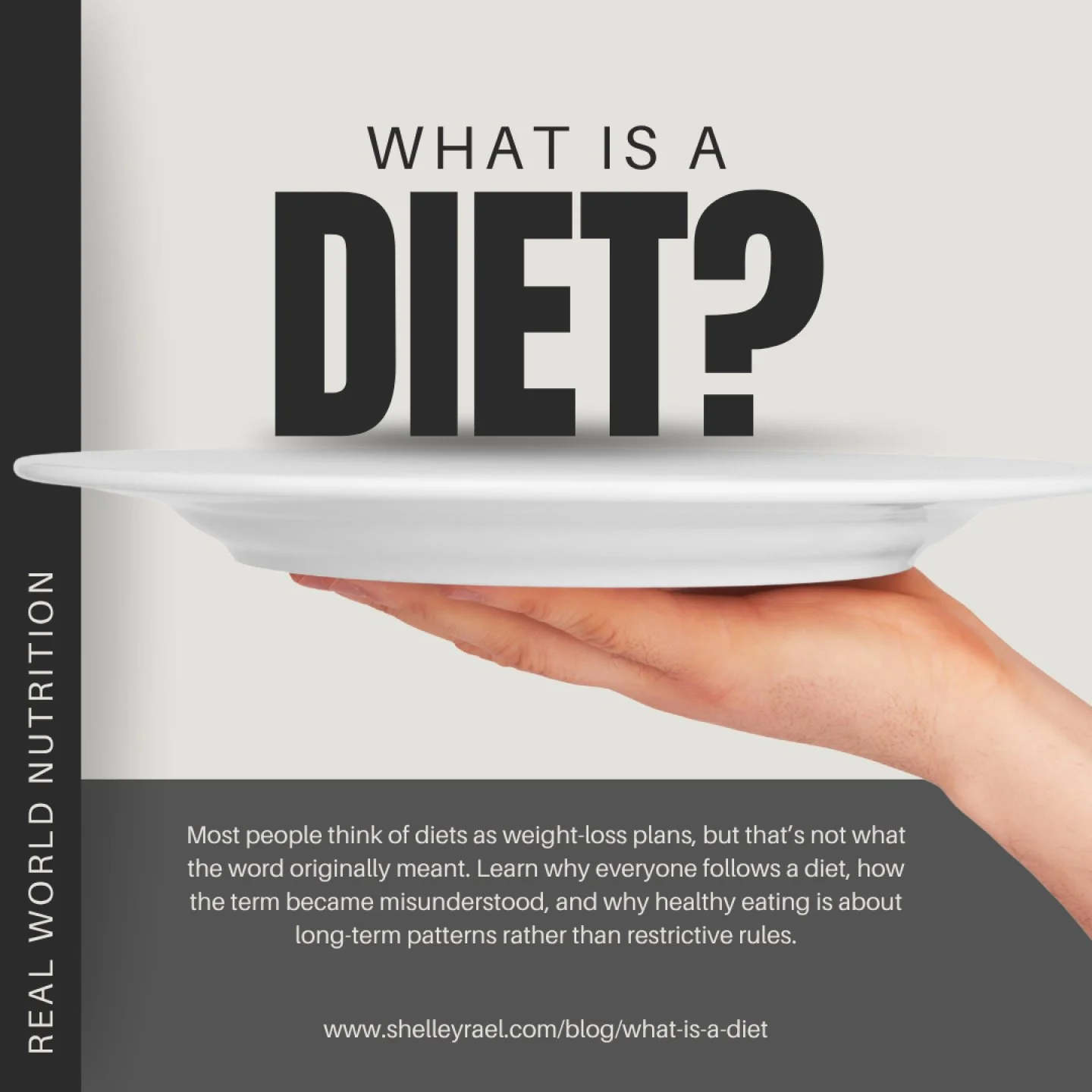 What comes to mind when you hear the word &ldquo;diet&rdquo;?
For many people, it&rsquo;s calorie counting, food restrictions, or trying to lose weight.
But that&rsquo;s not what the word actually means.
A diet is simply your pattern of eating. Every