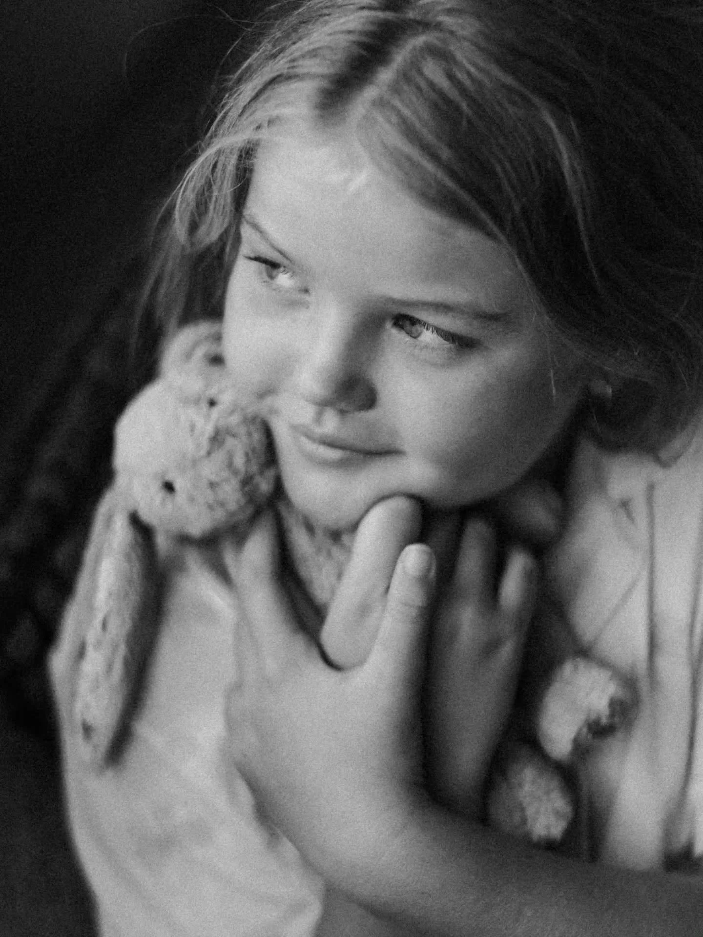 When your last baby wants a photo with her new jellycat, you oblige. She's also the only one in the house who will even let me take her photo anymore.  Swipe to the end to see the pulled back shot of where I took these in my house.