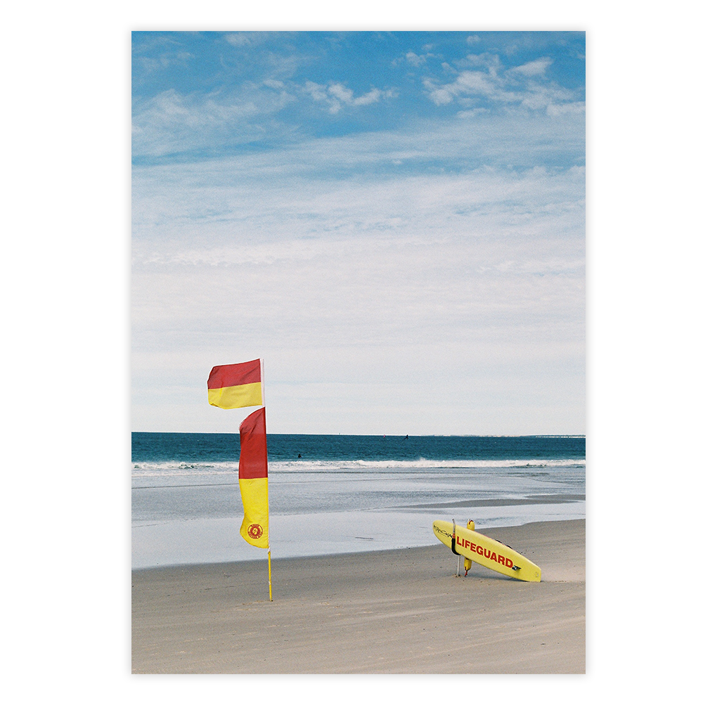 lifeguard flags australia fine art photography prints coastal wall decor