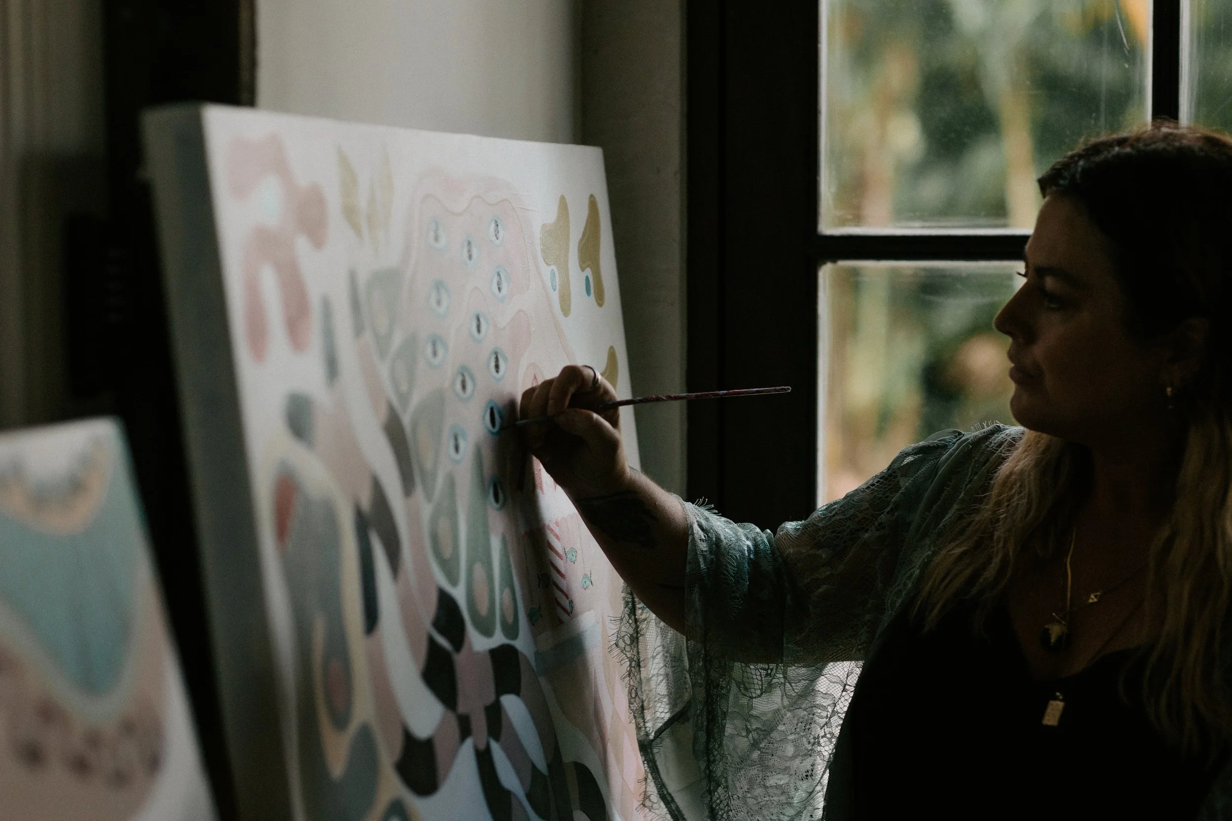 painting photoshoot