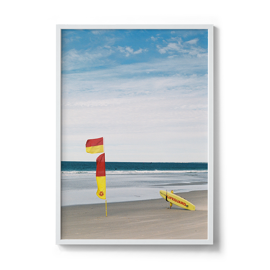 lifeguard flags australia fine art photography prints coastal wall decor
