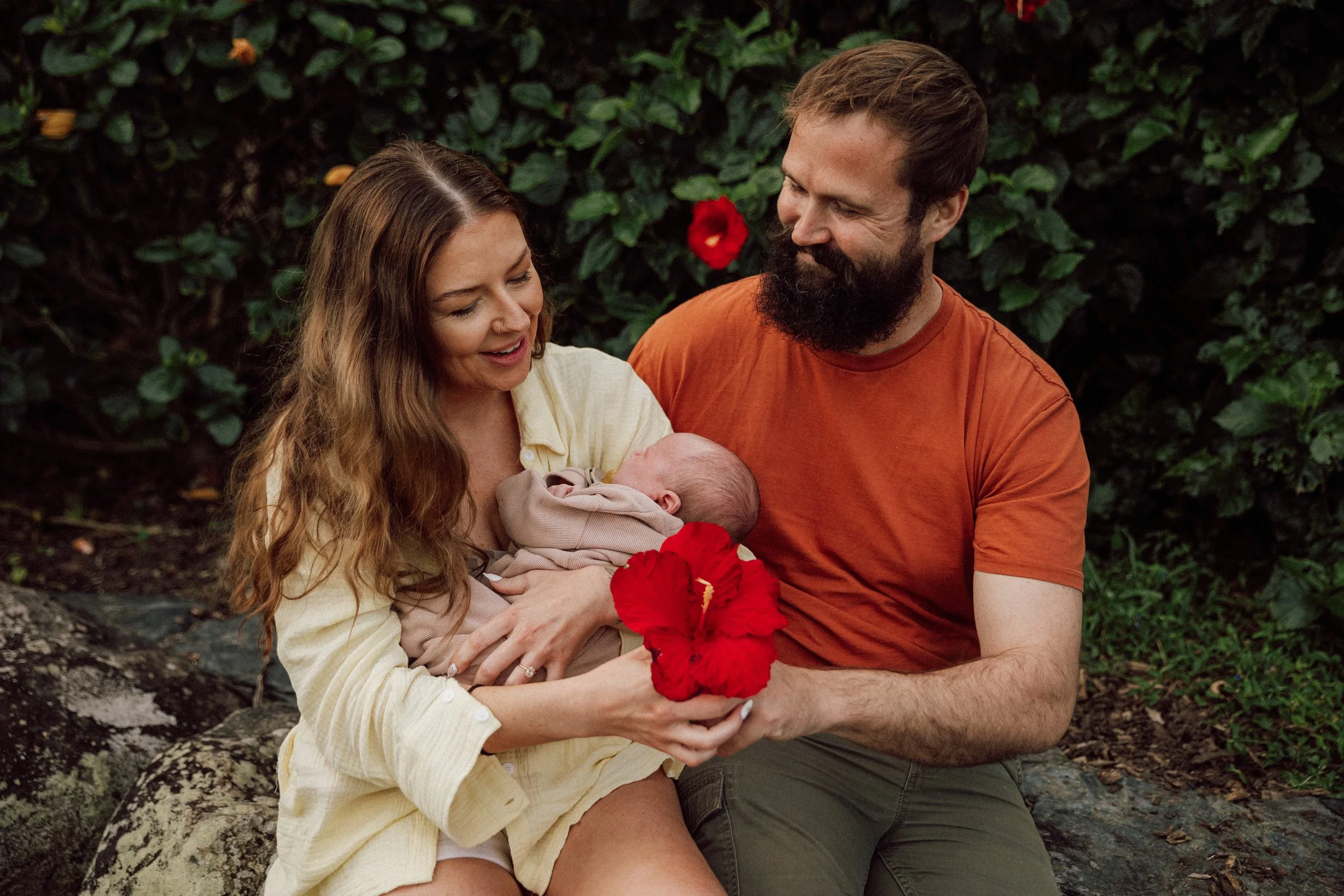 newborn nature photo baby