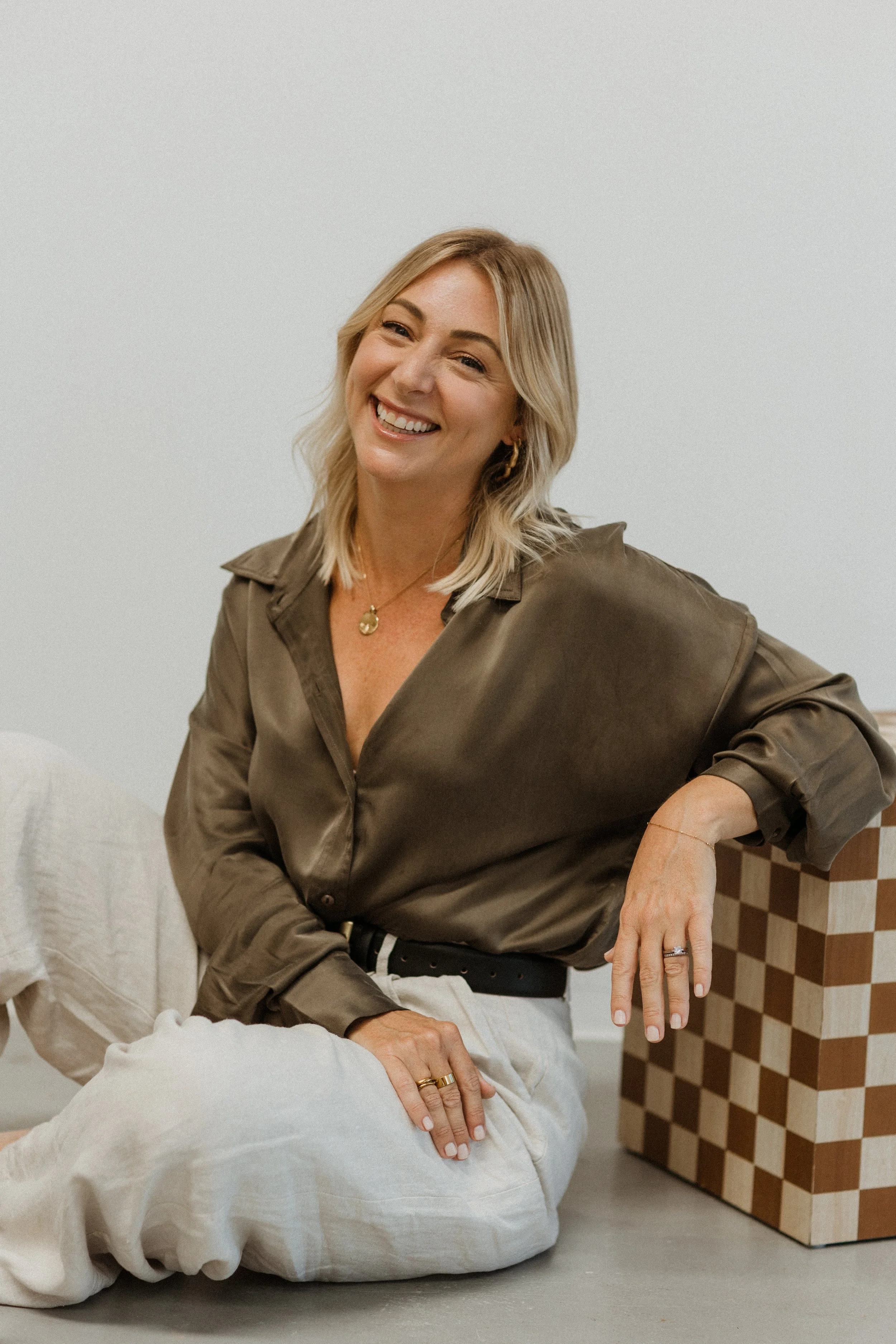 smiley portrait natural brand shoot