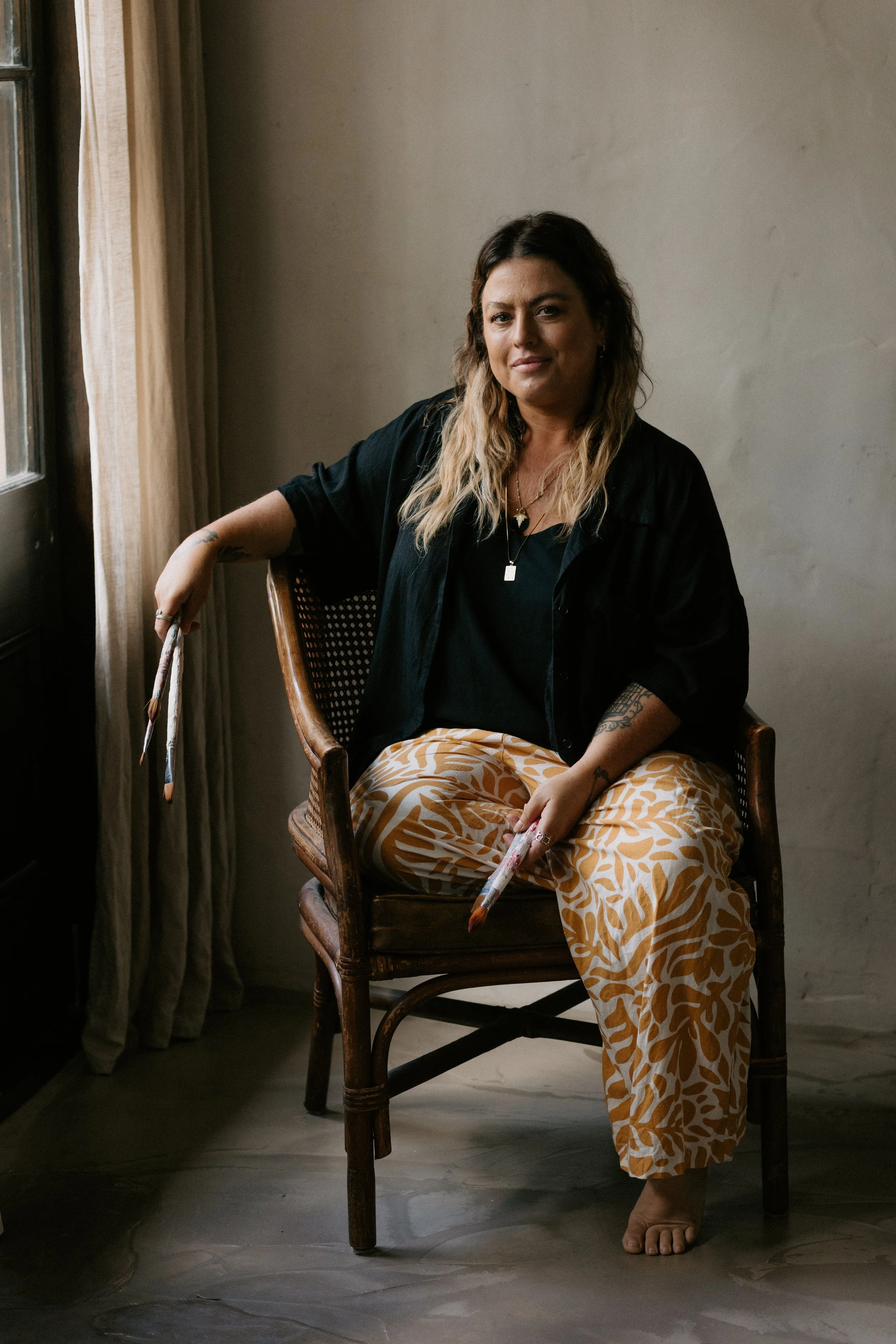 artist photoshoot creative portraits gold coast