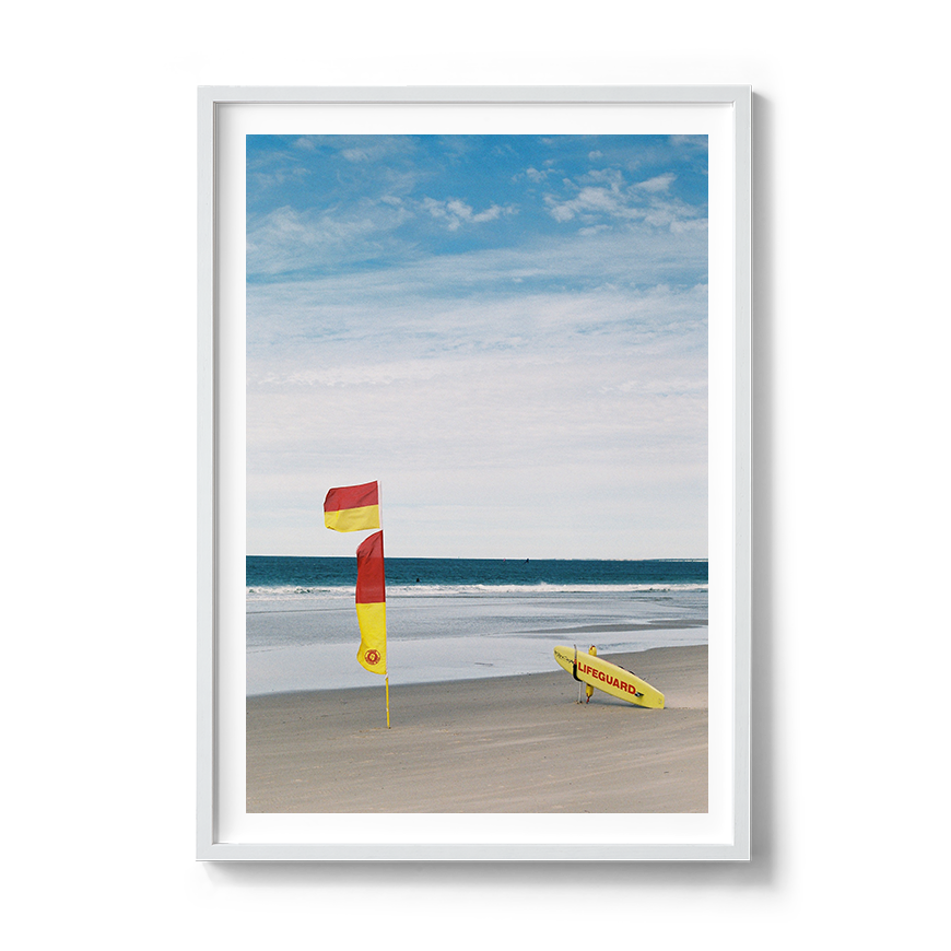 lifeguard flags australia fine art photography prints coastal wall decor