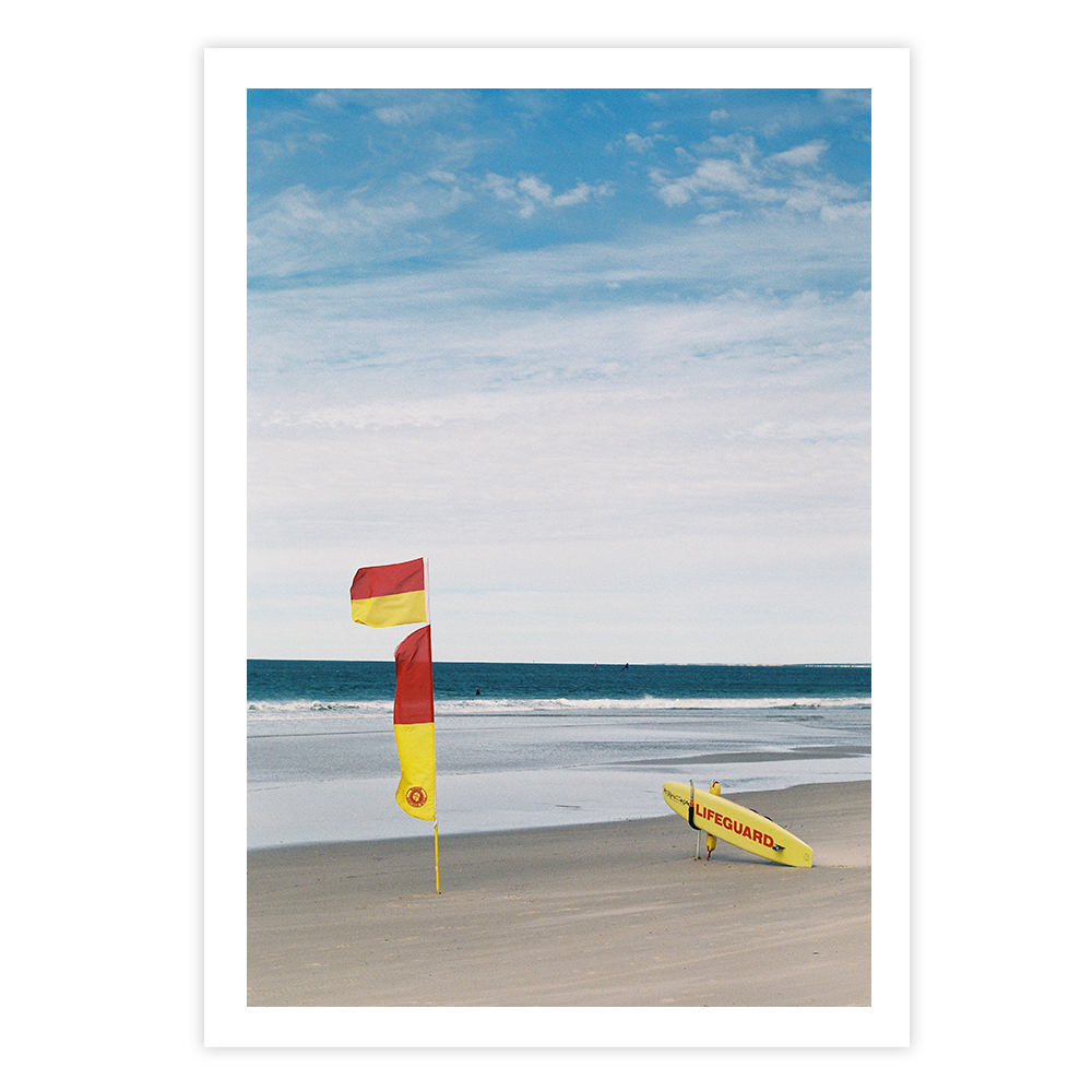lifeguard flags australia fine art photography prints coastal wall decor