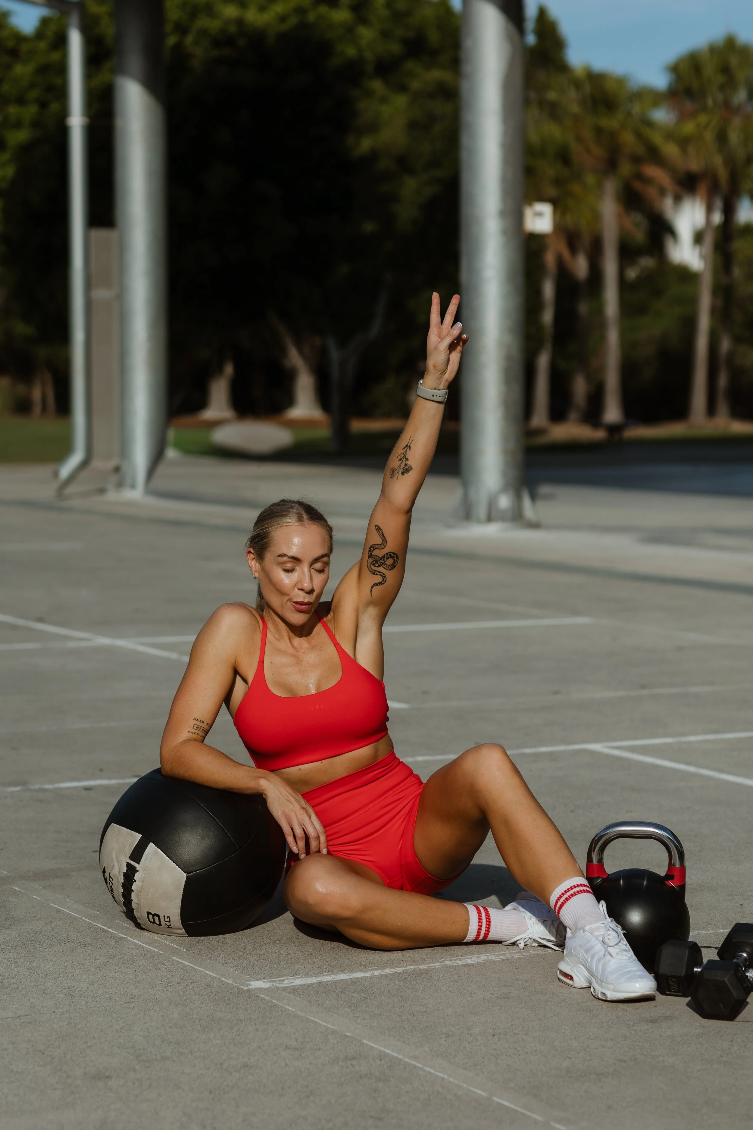 fun branding shoot personal trainer