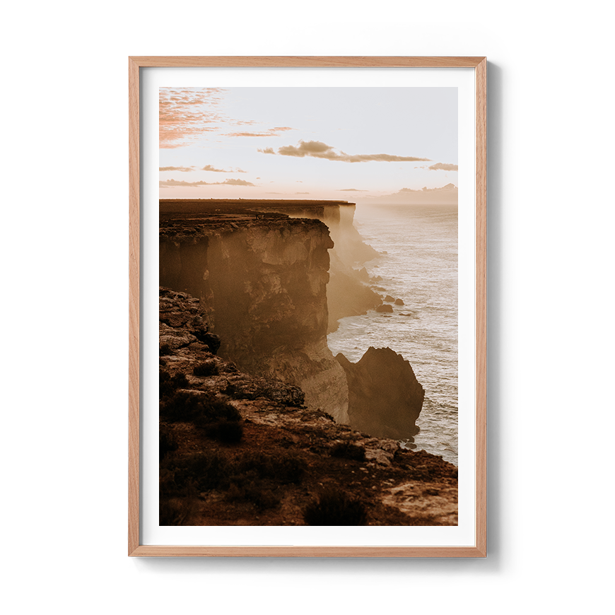 bunda cliffs south australia nullarbor sunrise sunset wall art photographer prints