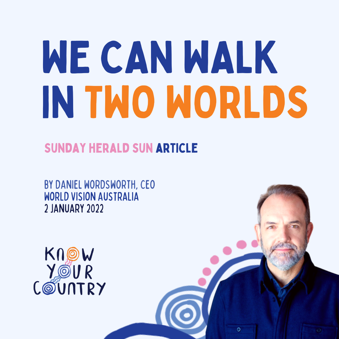 We can walk in two worlds.