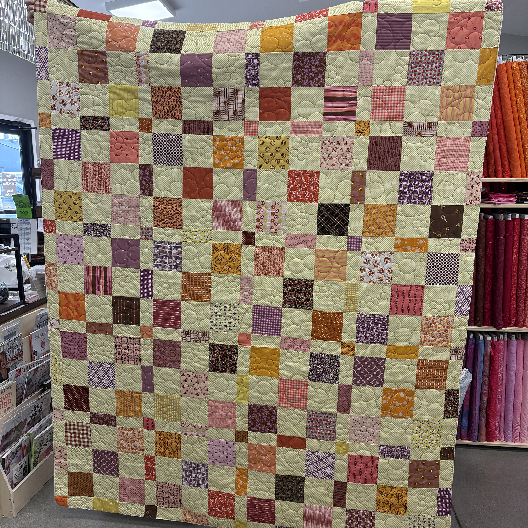 Gathered Lollies Quilt Kit