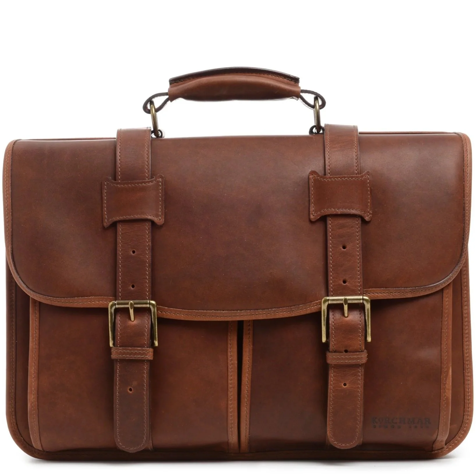 Korchmar Garfield F1005ES Leather Laptop Messenger - Espresso