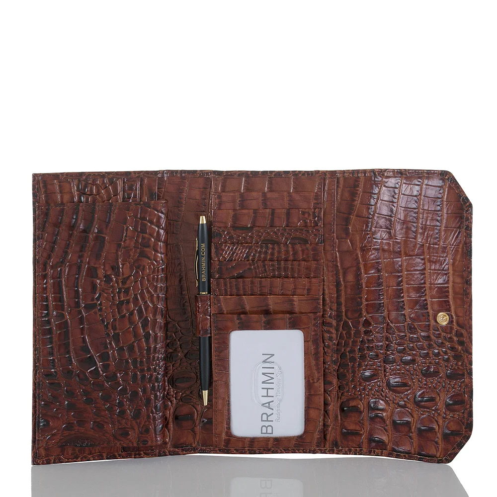 brahmin checkbook holder