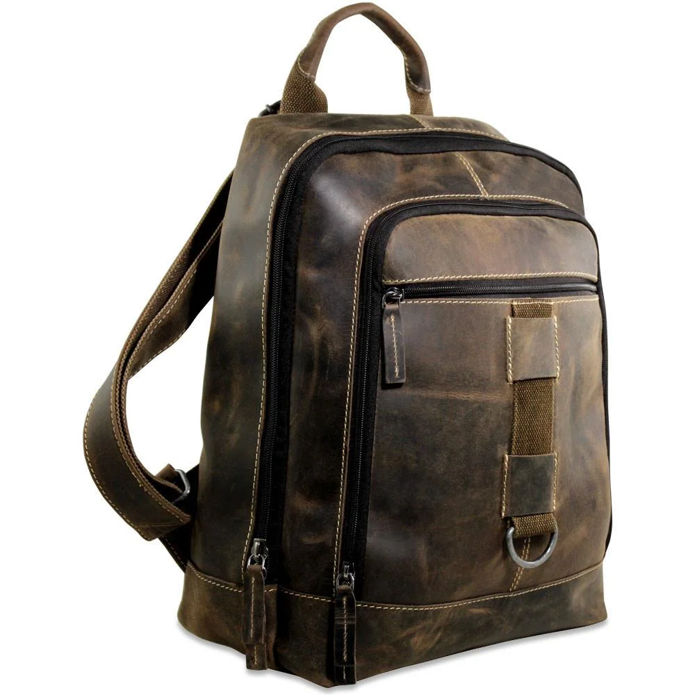 Jack Georges Arizona A4516 Leather Backpack - Brown — Bag  display picture 3