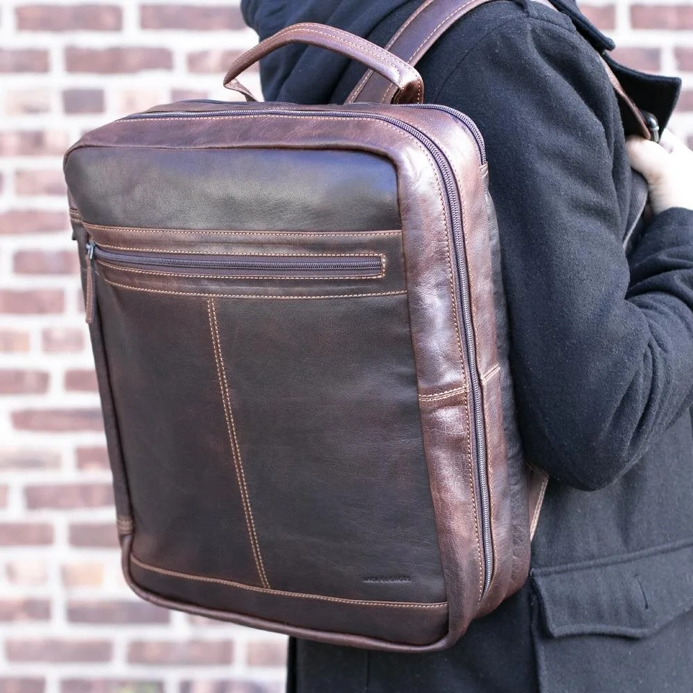 Jack Georges 7525 Voyager Overnight Backpack - Brown — Bag  display picture 3