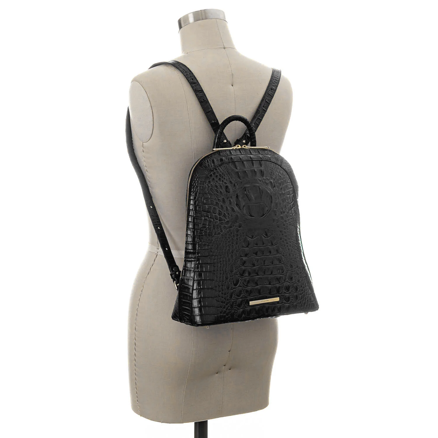 backpack computer leather Piel Leather Front Pocket Computer Backpack