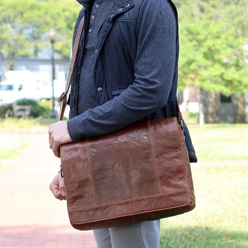 Jack Georges Voyager 7315 Full Size Messenger Bag — Bag and 