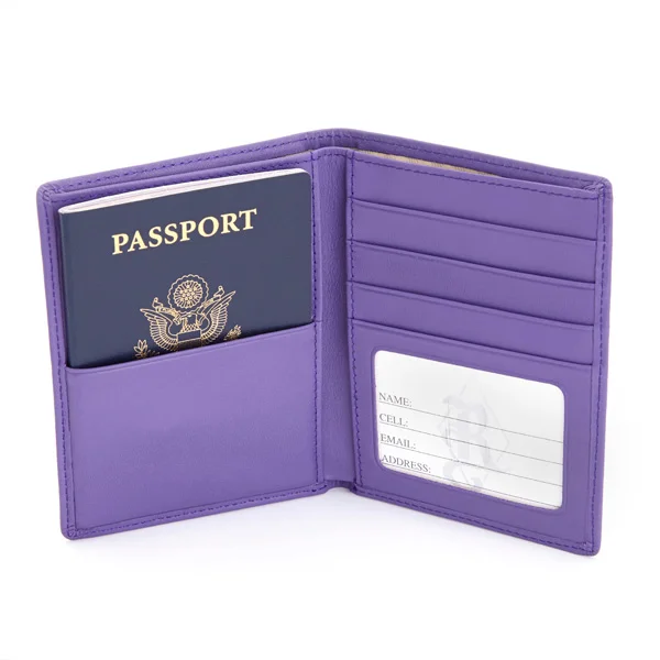 purple rfid wallet