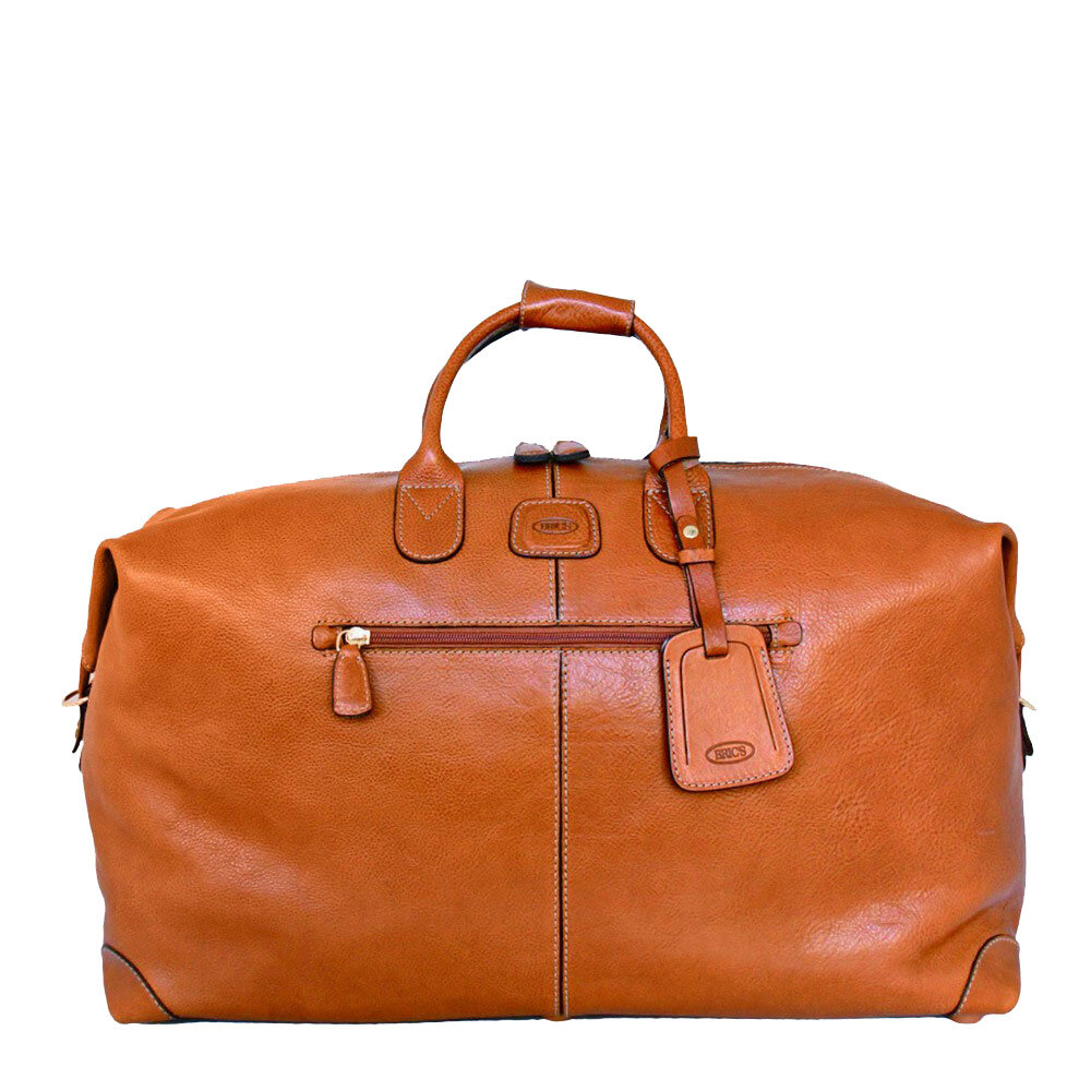 STS All Around Leather Duffle Bag - Women's Bags in Brown Multi