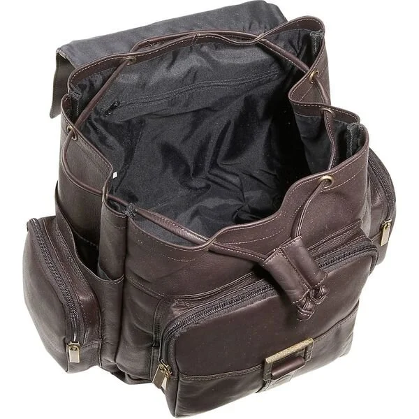 38 liter travel backpack Blast Quick Access Carry On in Red Leather backpack, Mini backpack, so a quick layover Disney_bound_quiet Color:Satin Black