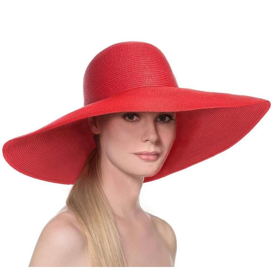 Eric Javits 13807 Floppy Hat - Red 