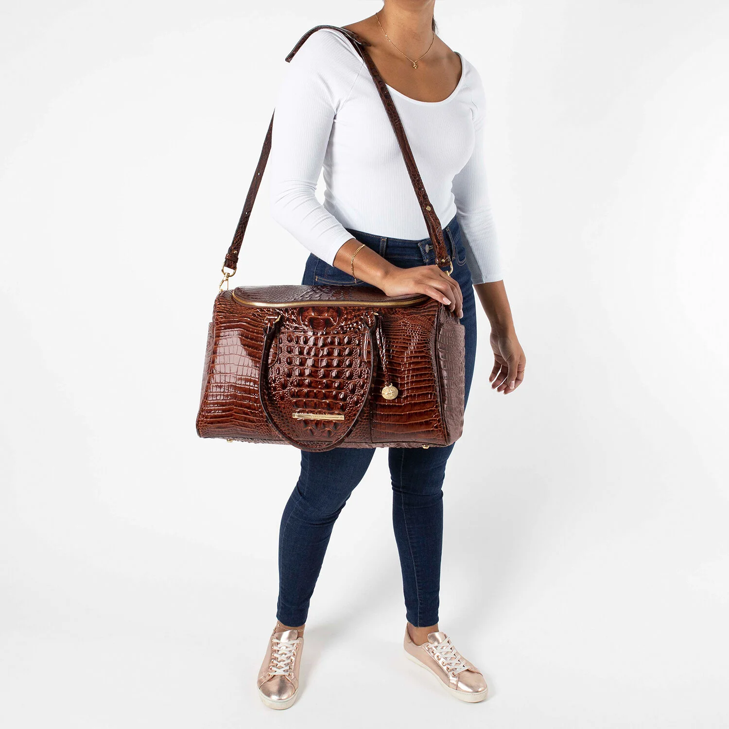 Brahmin weekender discount bag on sale
