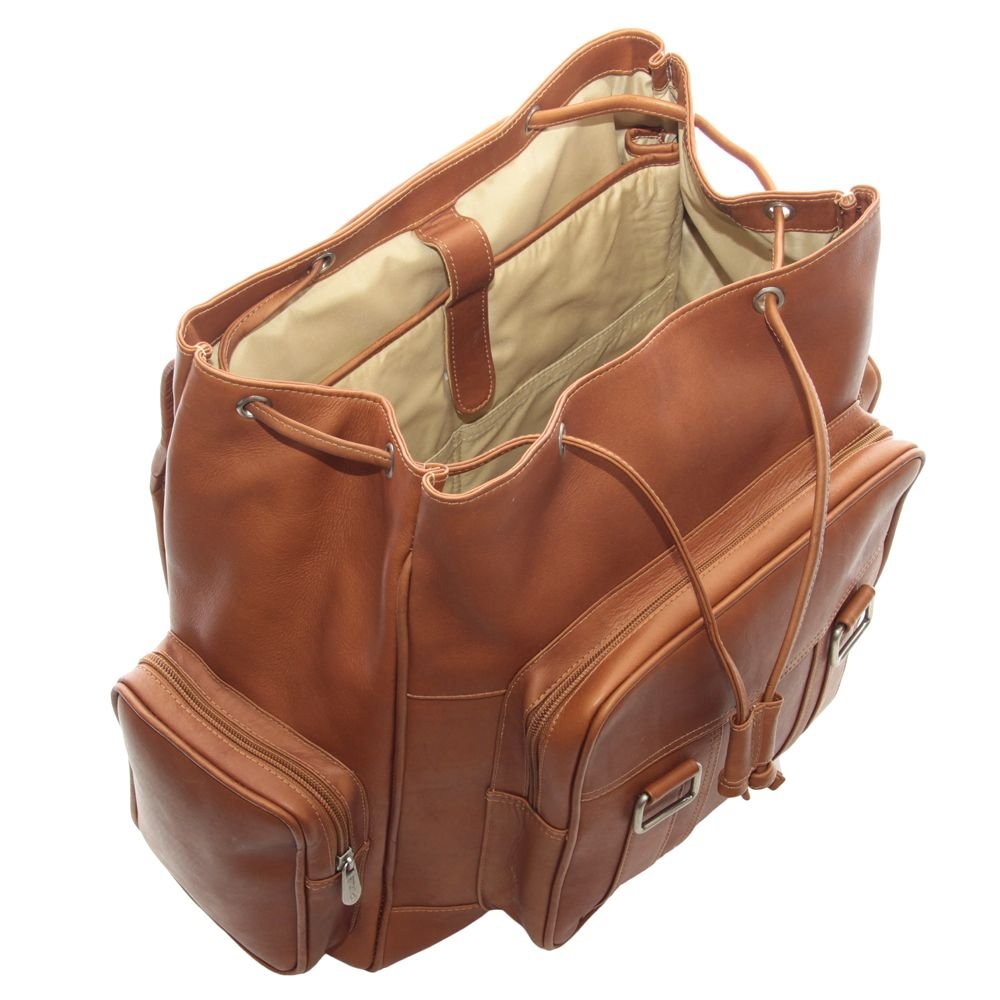 david king multi pocket leather backpack & Co. 171 Zippered Briefcase with Sing  Lieber's Luggage An interior zippered pocket is ideal for keeping small valuables secure David King Mid Size Leather
