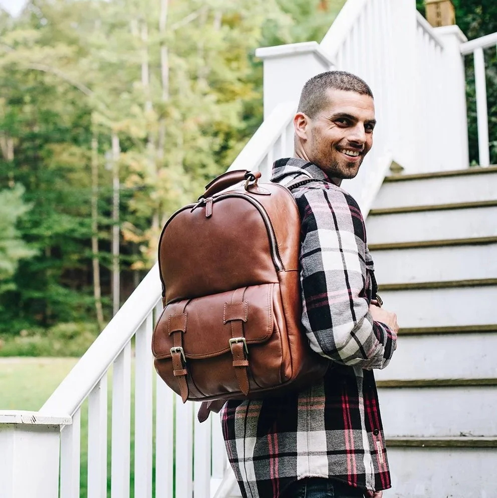 6pm leather backpack Korchmar Z1266ES Lewis Classic Leather Backpack