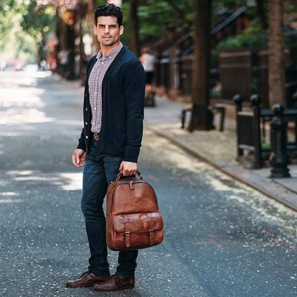 Korchmar Z1266ES Lewis Classic Leather Backpack - Espresso — Bag and ...