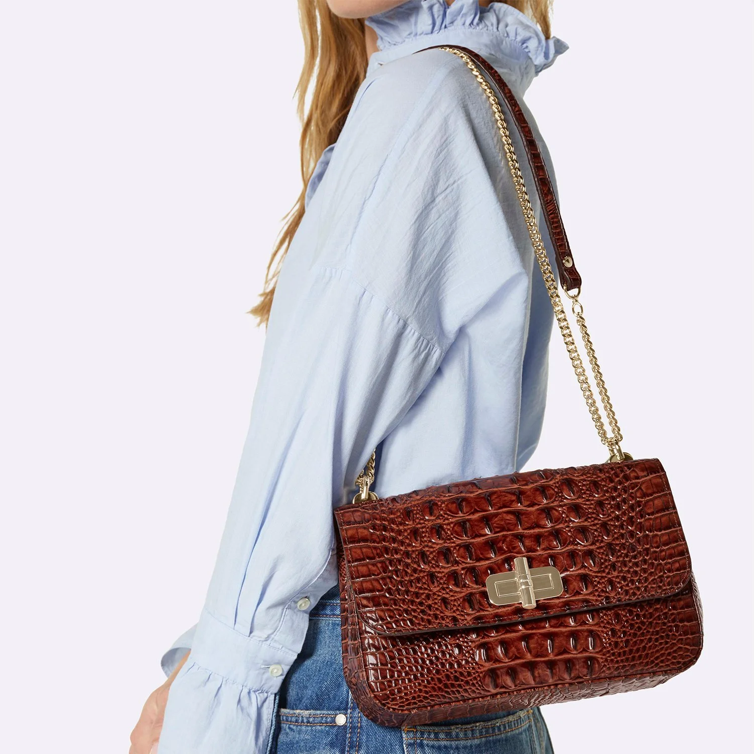 Brahmin T71151 Rosalie Pecan Melbourne Bag and Baggage