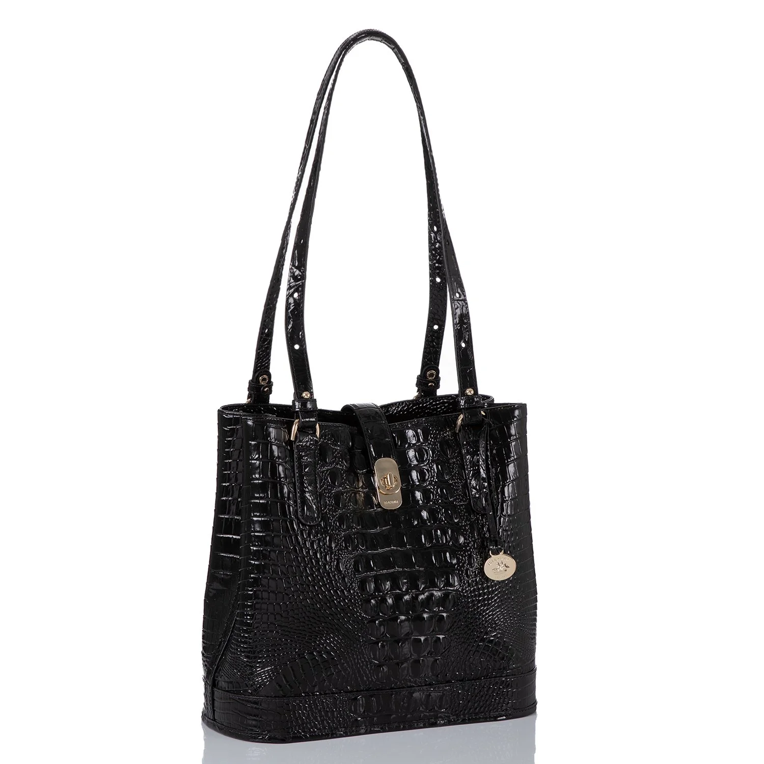 Brahmin T98151 Fiora - Black Melbourne — Bag and Baggage