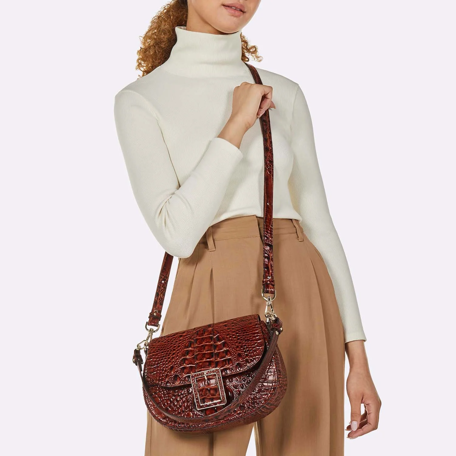 Brahmin V162169 Cynthia - Silver Lining Windermere — Bag and