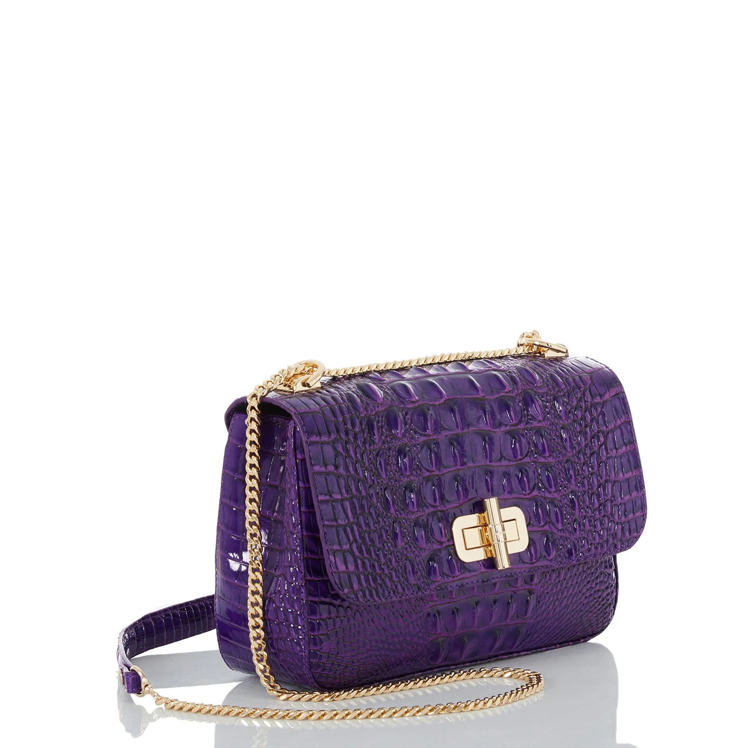 Brahmin T71151 Rosalie Royal Purple Melbourne Bag and Baggage