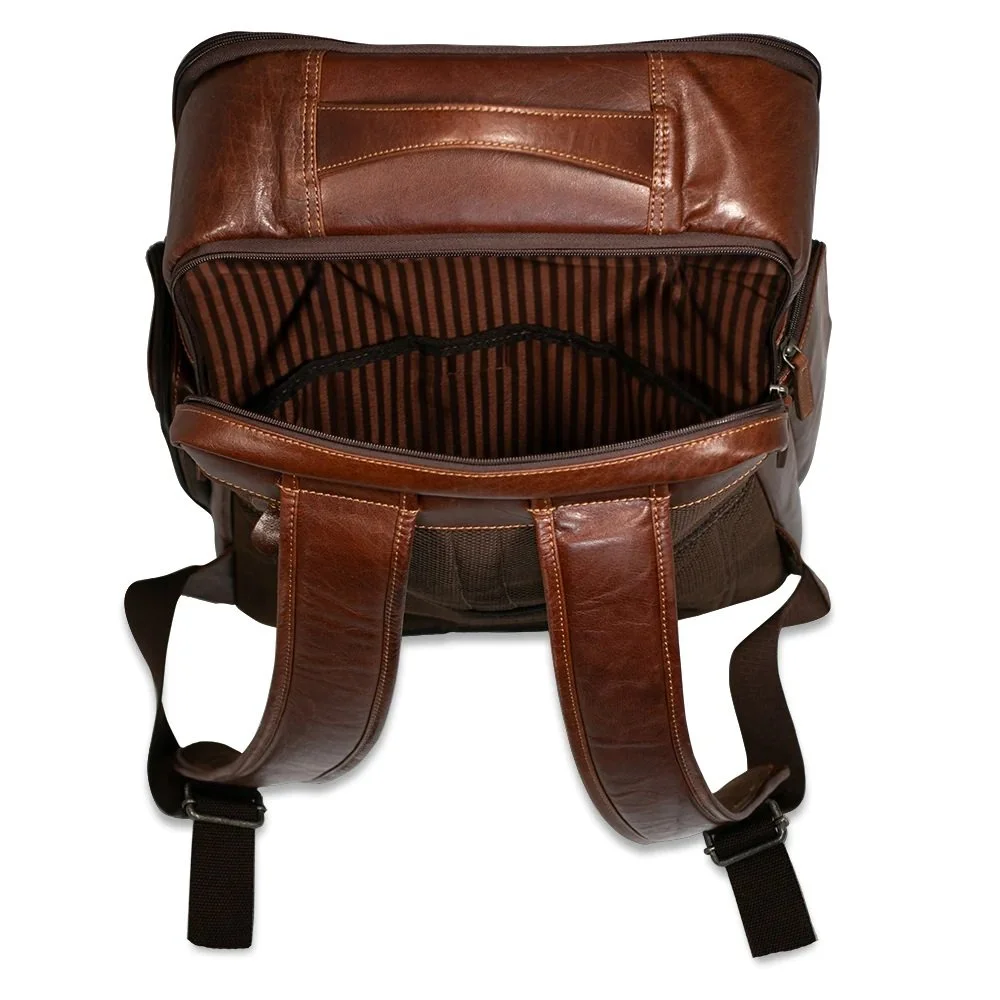 Jack Georges 7529 Voyager Large Travel Backpack Brown — Bag