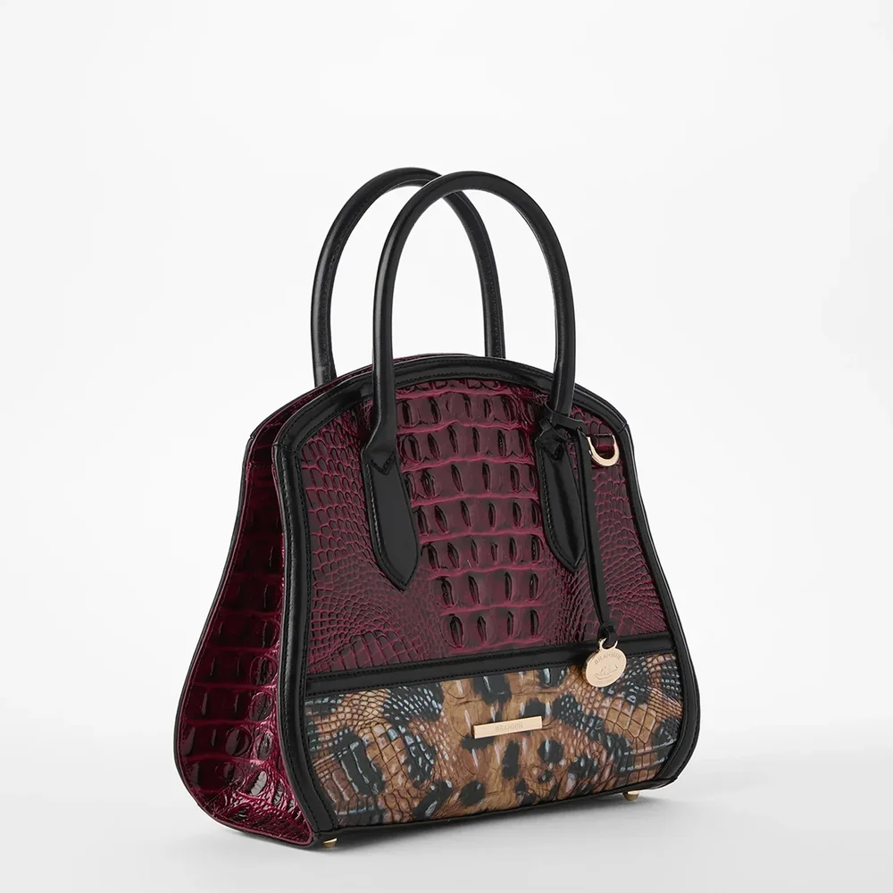 Brahmin V732584 Rosetta - Cherry Lacquer Towers — Bag and Baggage