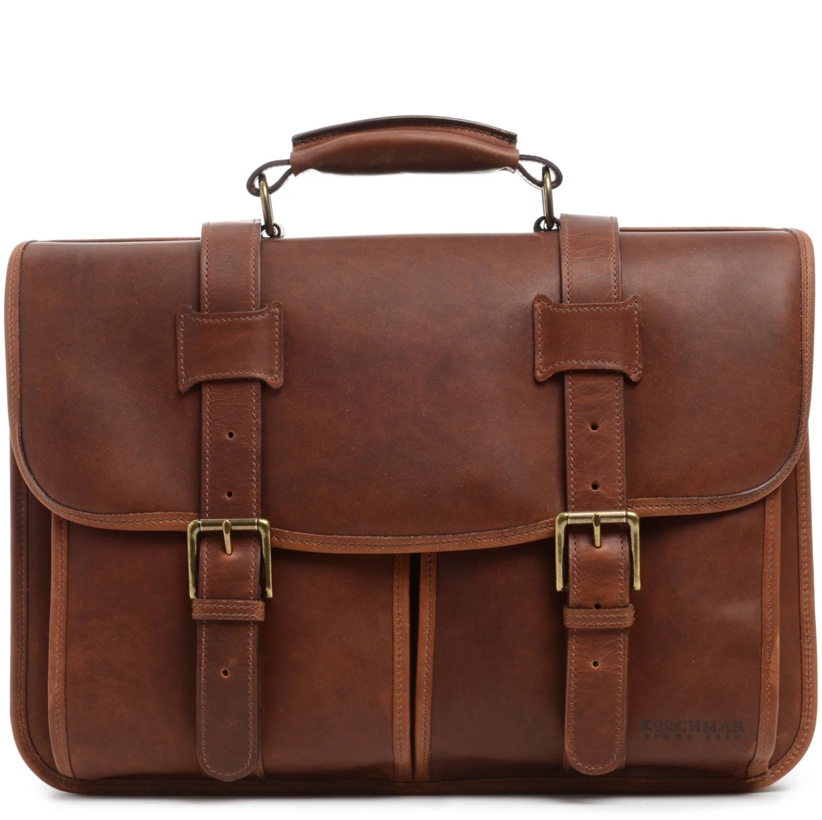 Korchmar Garfield F1005ES Leather Laptop Messenger - Espresso
