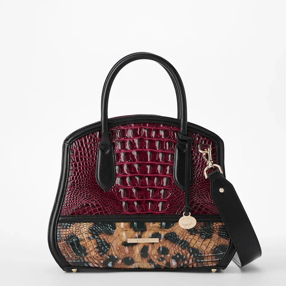 Brahmin V732584 Rosetta - Cherry Lacquer Towers — Bag and Baggage