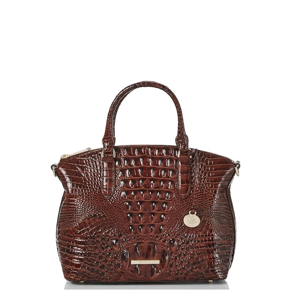 Brahmin V48151 Duxbury Satchel - Pecan Melbourne