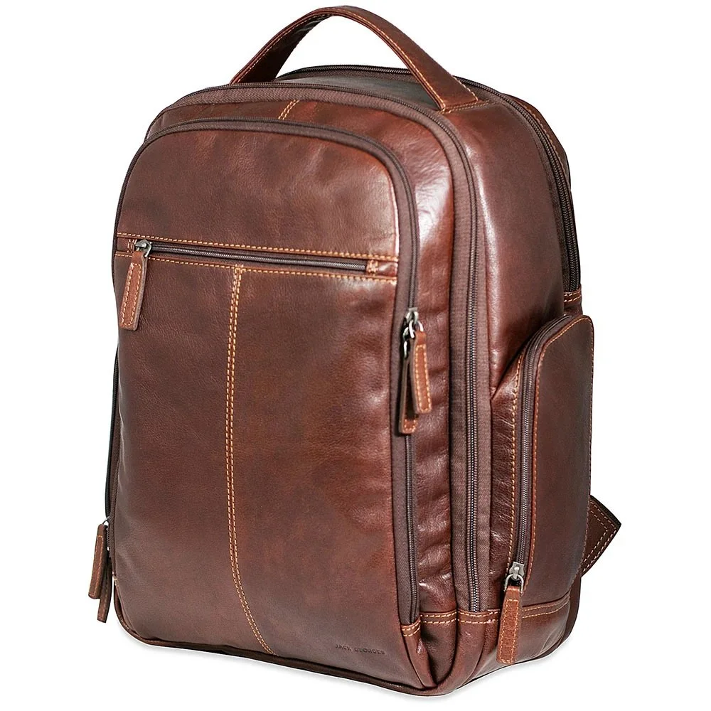Jack Georges | Convertible Backpack Jack Georges Voyager Hand-Stained Buffalo Leather Adele Slim  main image 2