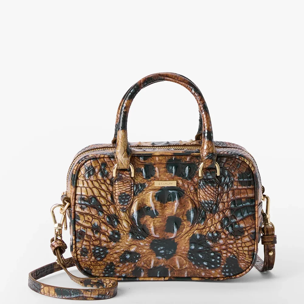 Brahmin 00021760 Mara - Golden Lynx Melbourne — Bag and Baggage