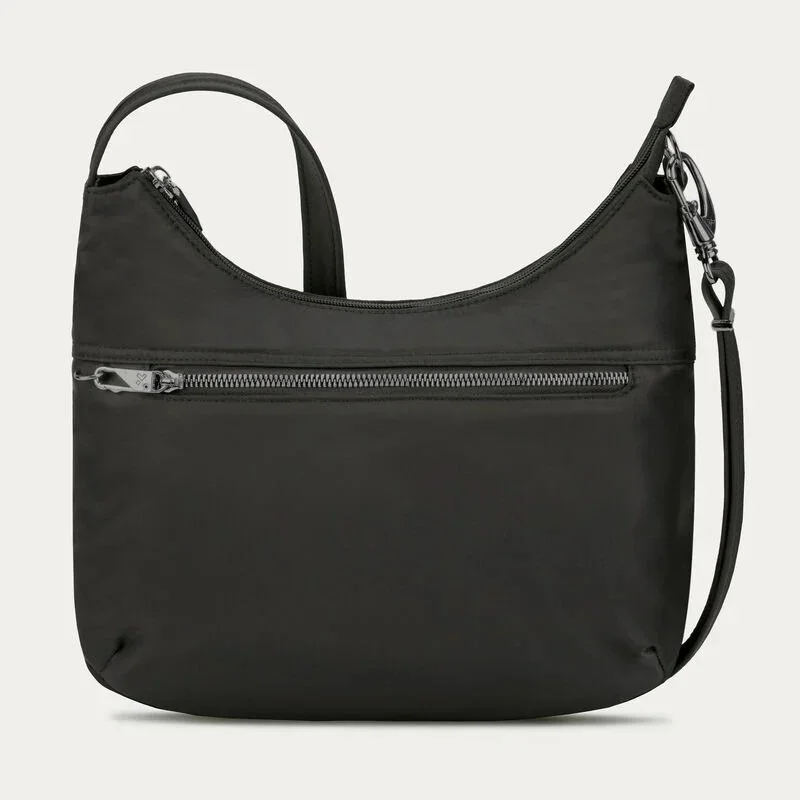 Travelon 43198 Anti-Theft Tailored Hobo Bag - Black