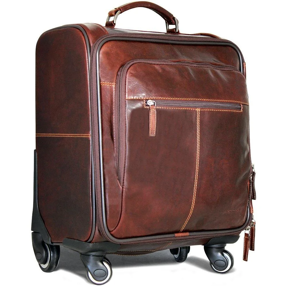 Jack Georges 7518 Voyager Leather 18" Wheeler - Brown