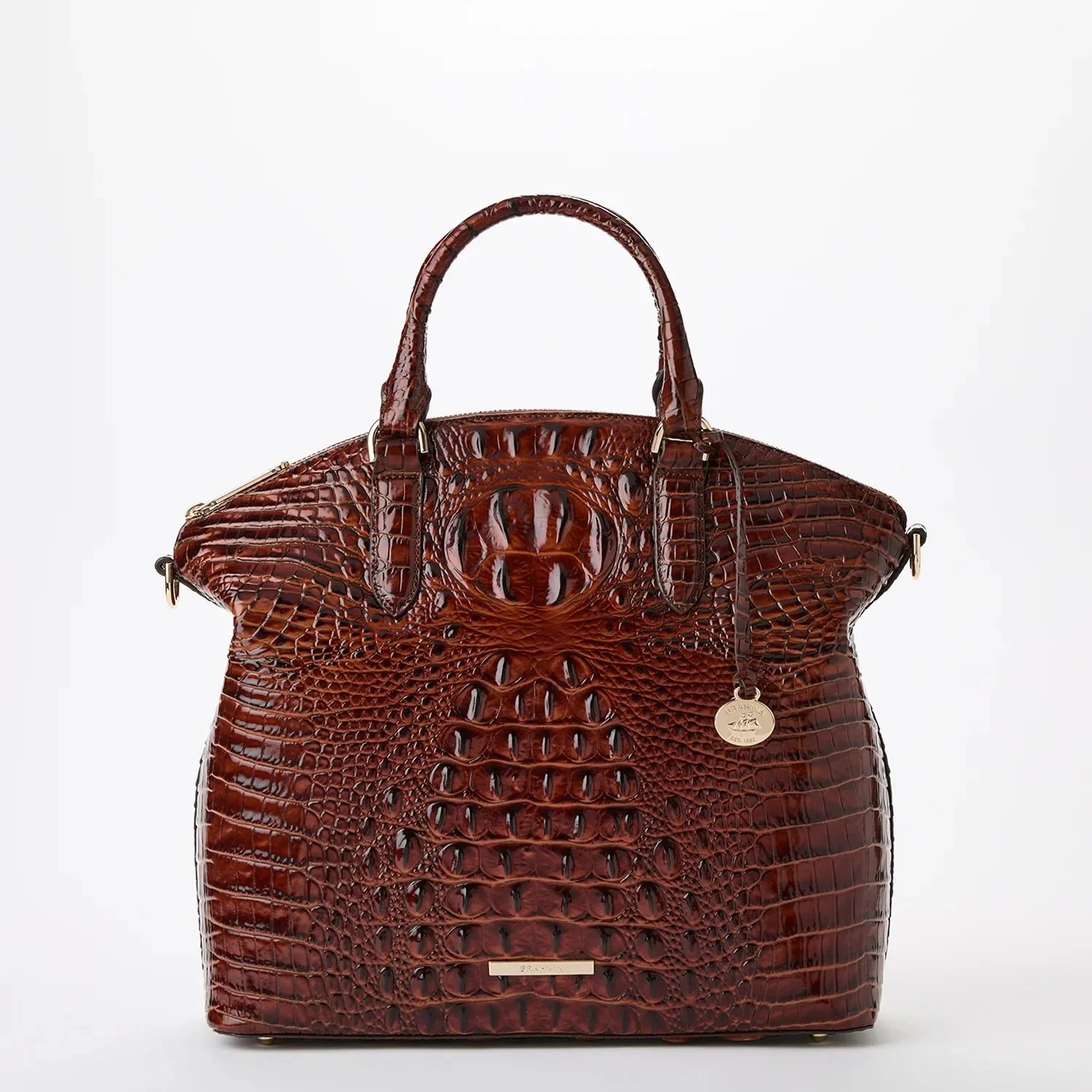 Brahmin K49151 Large Duxbury Satchel - Pecan Melbourne