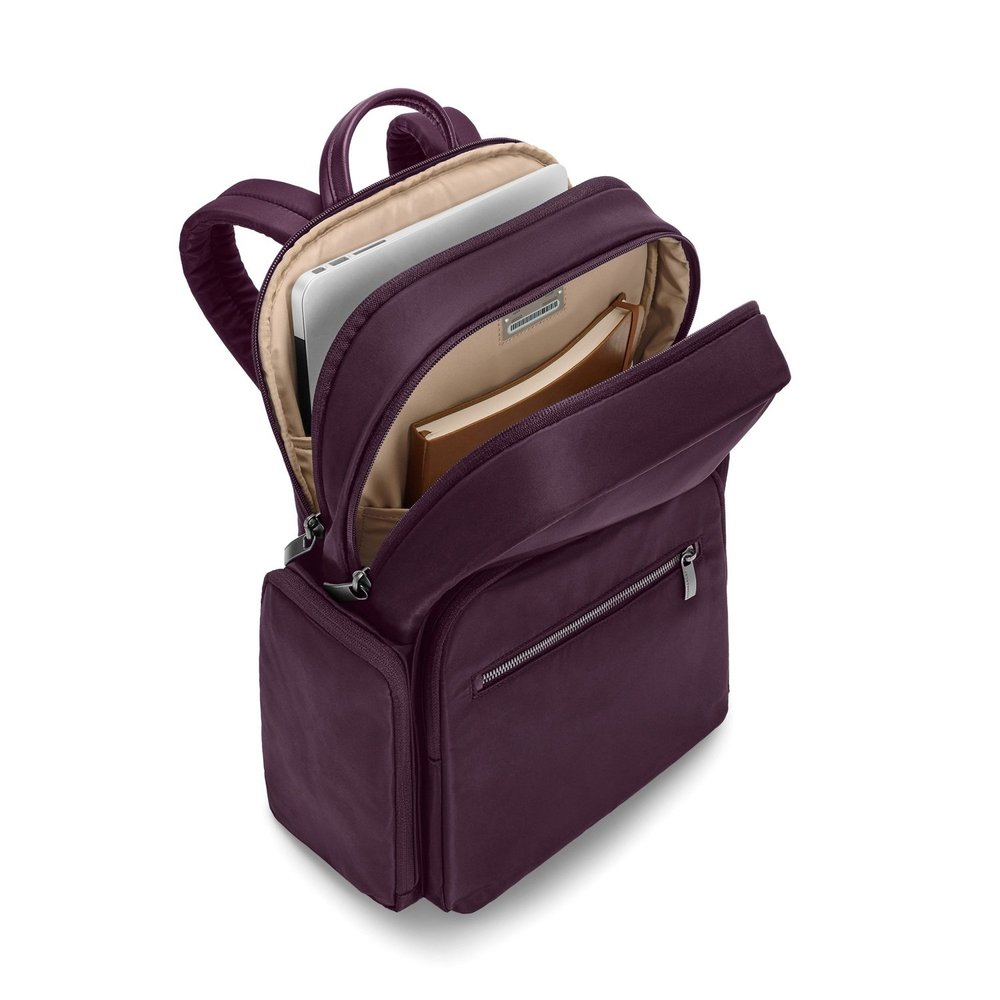 Briggs & Riley plum burgundy rhapsody backpack PK240-64_Front.jpg?format=1000w main image 2